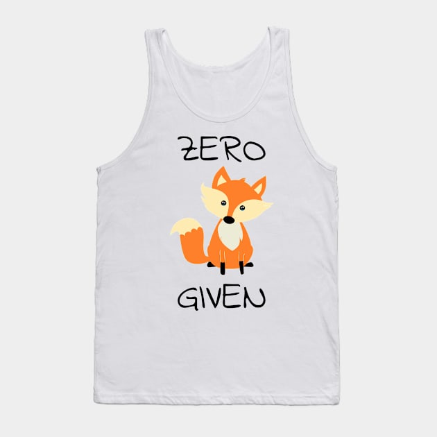 Zero Fox Given Tank Top by PH-Design